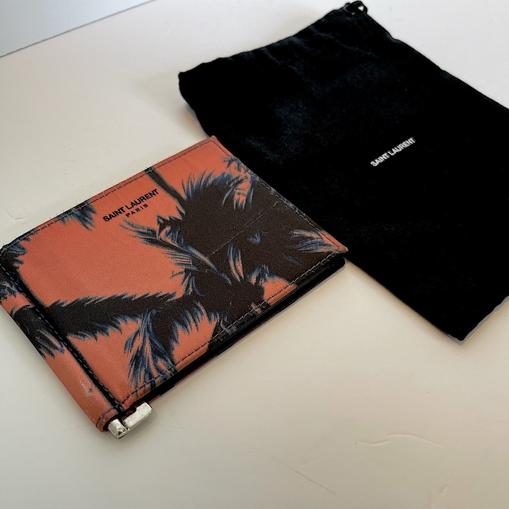 Saint Laurent Palm Tree Wallet